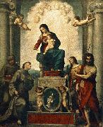 Antonio Cavallucci Madonna with St Francis Spain oil painting artist